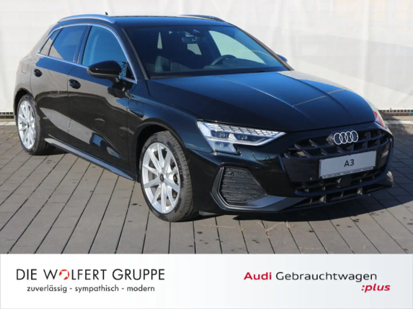 Audi A3 S line 35 TDI S tronic*ACC*AHK*LED* Schwarz - 1