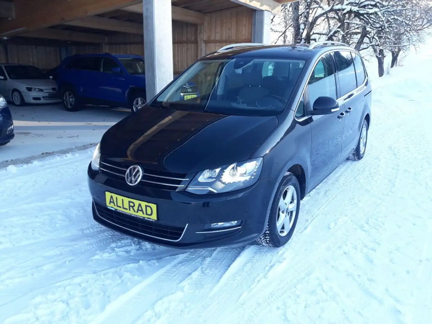 Volkswagen Sharan Highline BMT 4Motion Finanzierung möglich ! Noir - 1