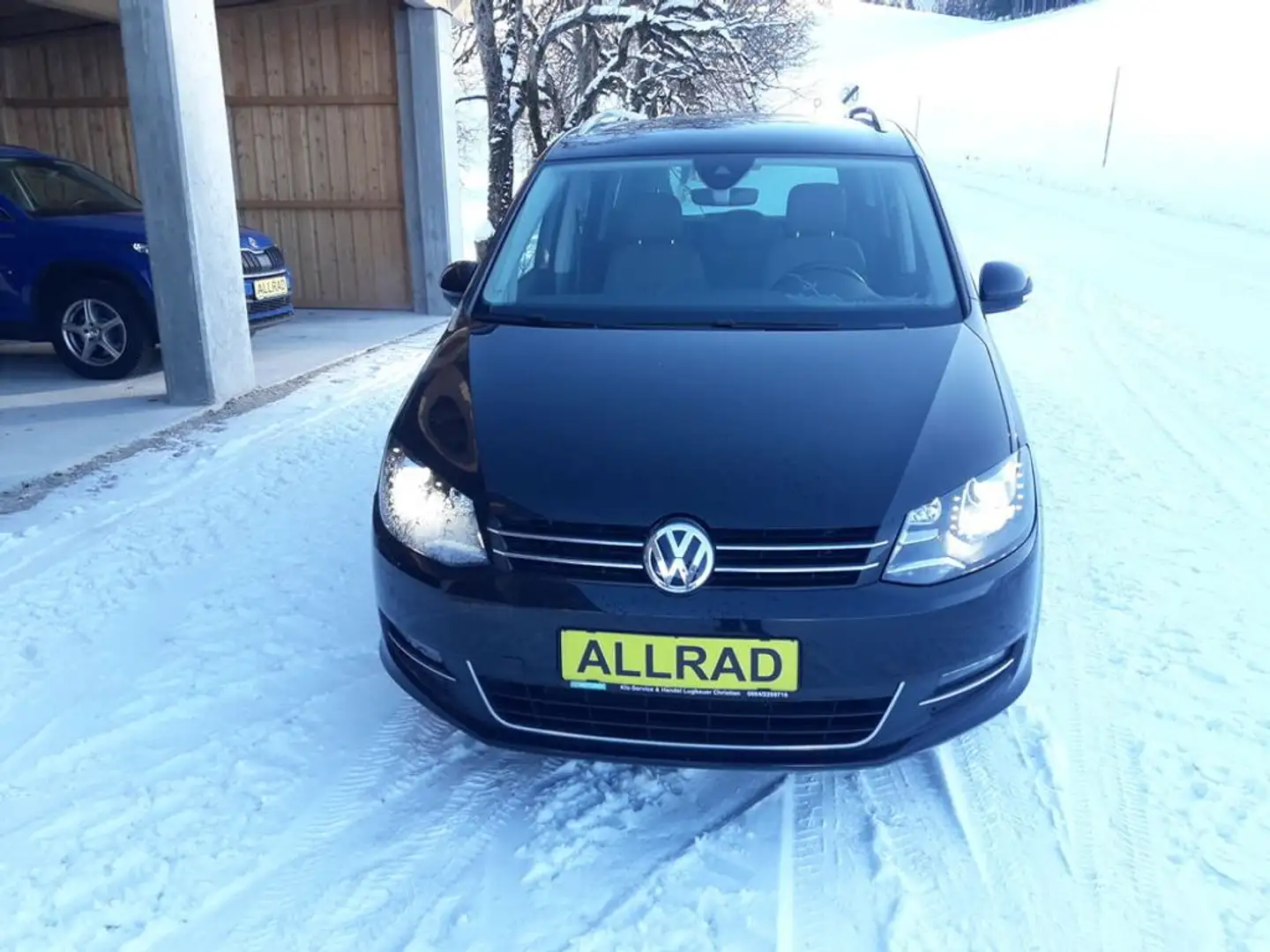 Volkswagen Sharan Highline BMT 4Motion Finanzierung möglich ! Noir - 2
