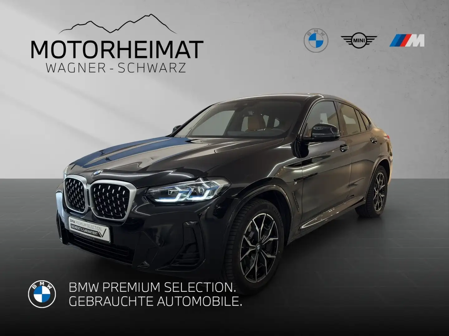 BMW X4 xDrive20d M Sport Laser HUD H&K AHK AdapFW Schwarz - 1