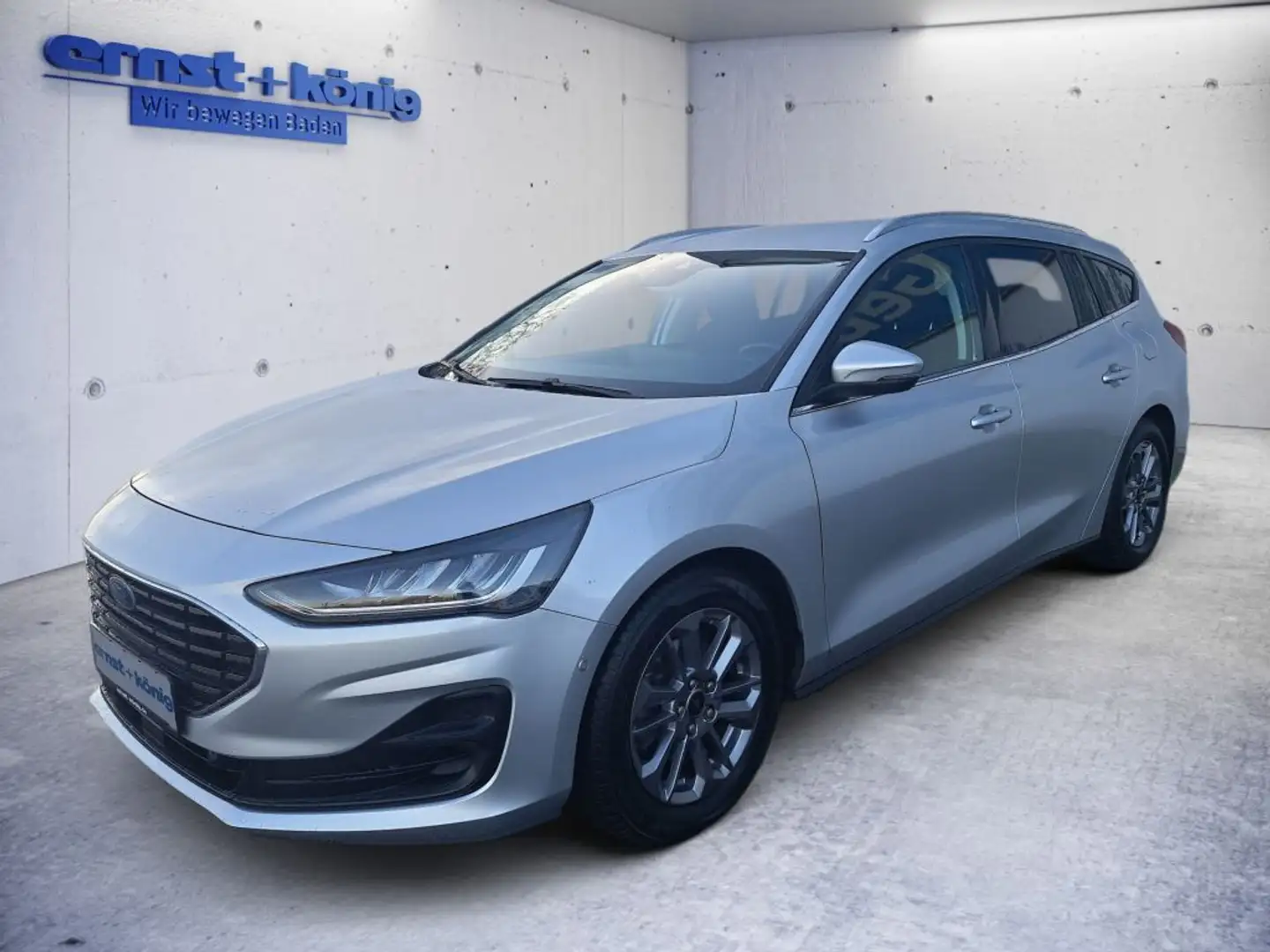 Ford Focus Turnier 1.5 EcoBlue Start-Stopp-System Aut. TITANI Argent - 1