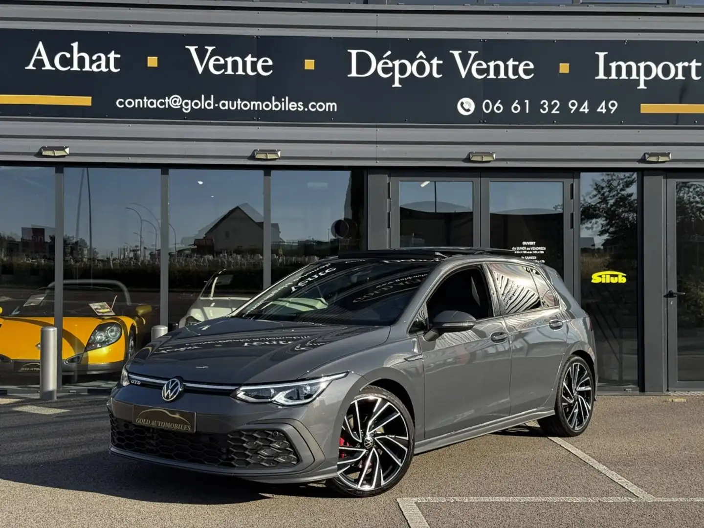 Volkswagen Golf 2.0 TDI SCR 200ch GTD DSG7 Gris - 1