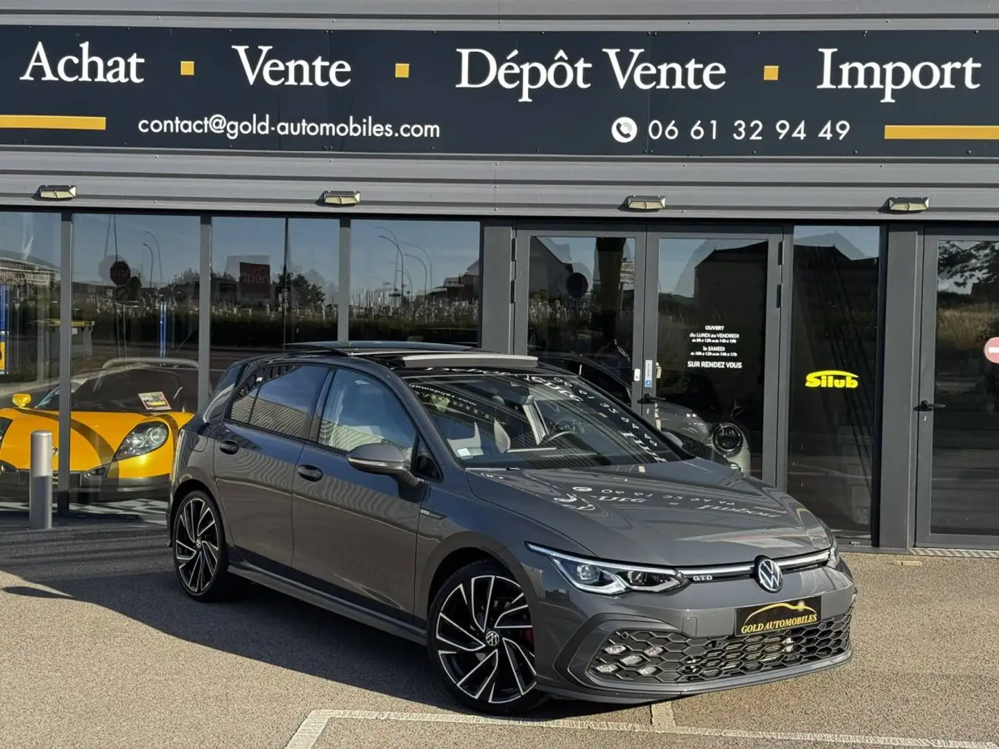 Volkswagen Golf 2.0 TDI SCR 200ch GTD DSG7 Gris - 2