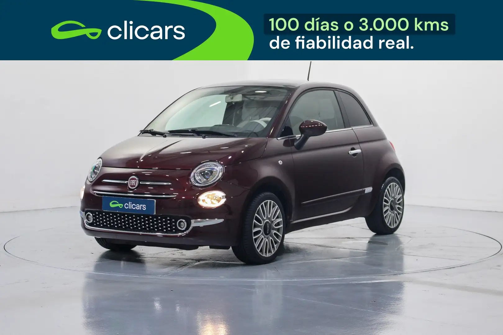 Fiat 500 1.2 Lounge Rojo - 1