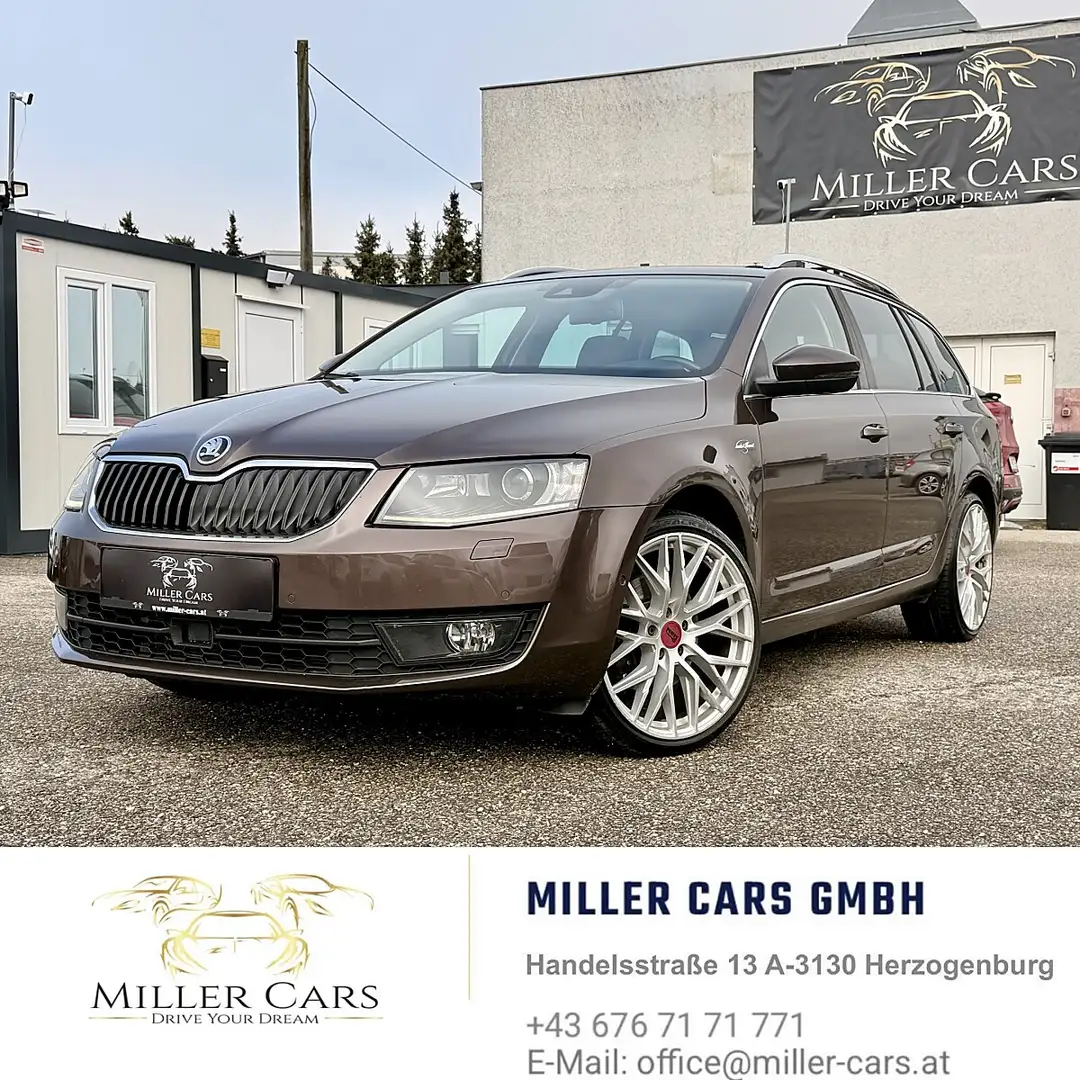 Skoda Octavia Combi 2,0 TDI 4x4 LAURIN & KLEMENT DSG*Serviceg... Braun - 2