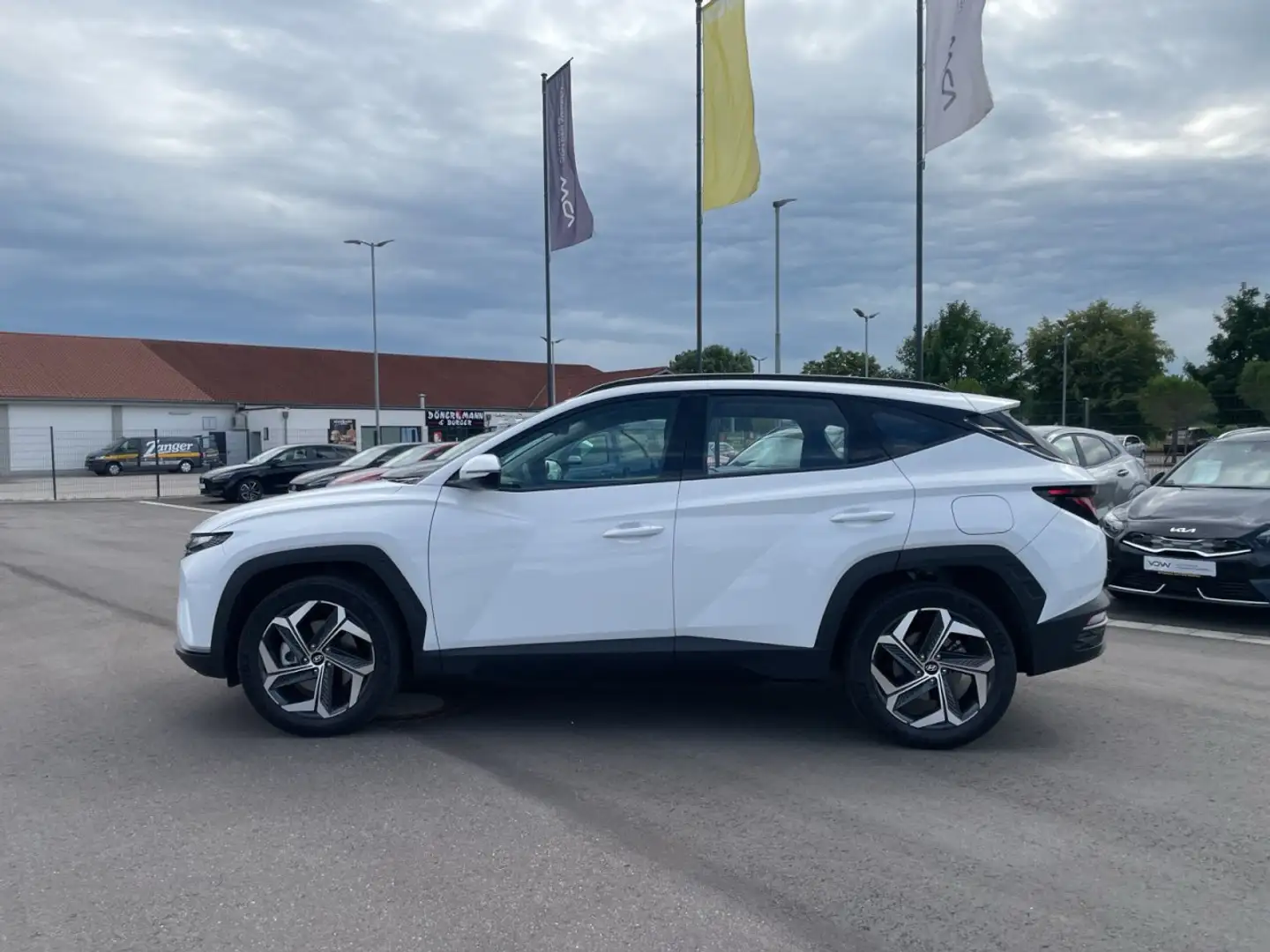 Hyundai TUCSON PLUG-IN-HYBRID ALLRAD+ NAVIGATIONS-PAKET! Klima Weiß - 2
