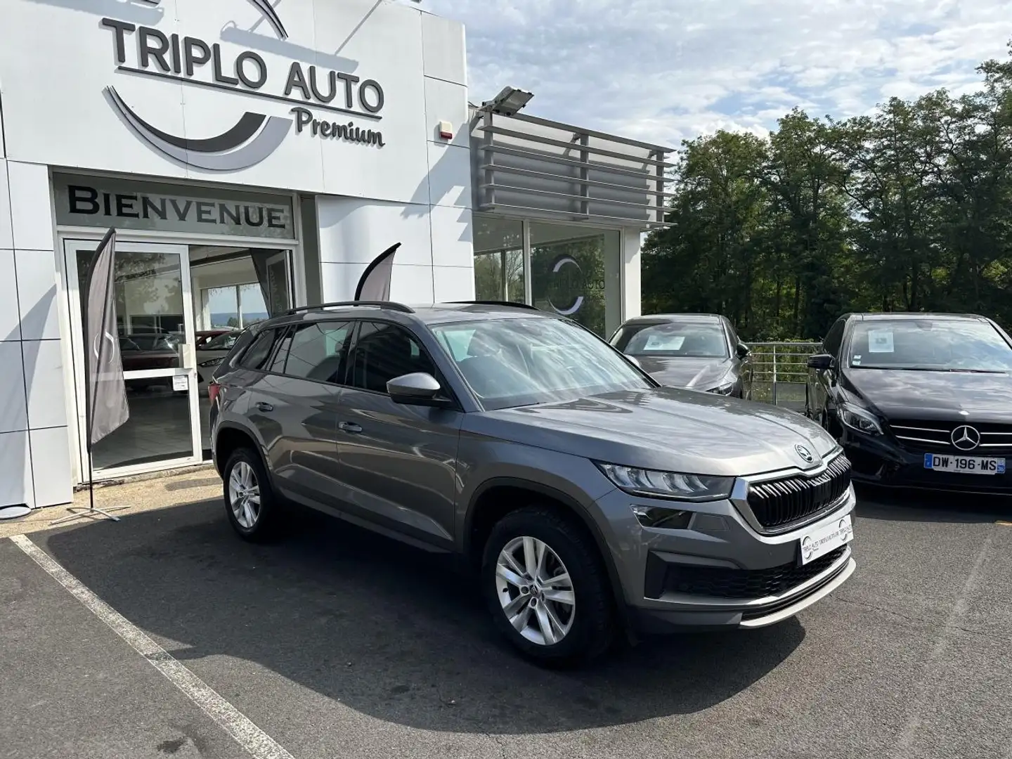 Skoda Kodiaq Kodiaq 2.0 TDI SCR - 150 - BV DSG7 5pl  Business SUIVI SKODA Tva Recuperable + Gps + Camera AR Gris - 1