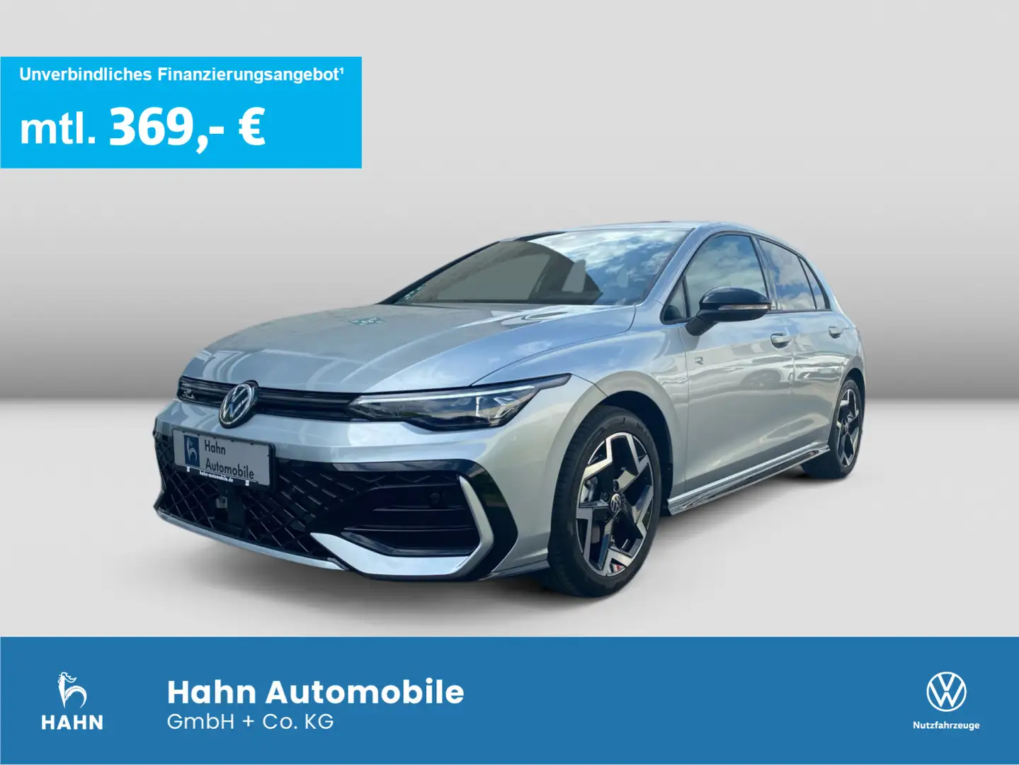 Volkswagen Golf R-Line 2,0TDI 110kW NAVI 360° BLACK MATRIX Zilver - 1