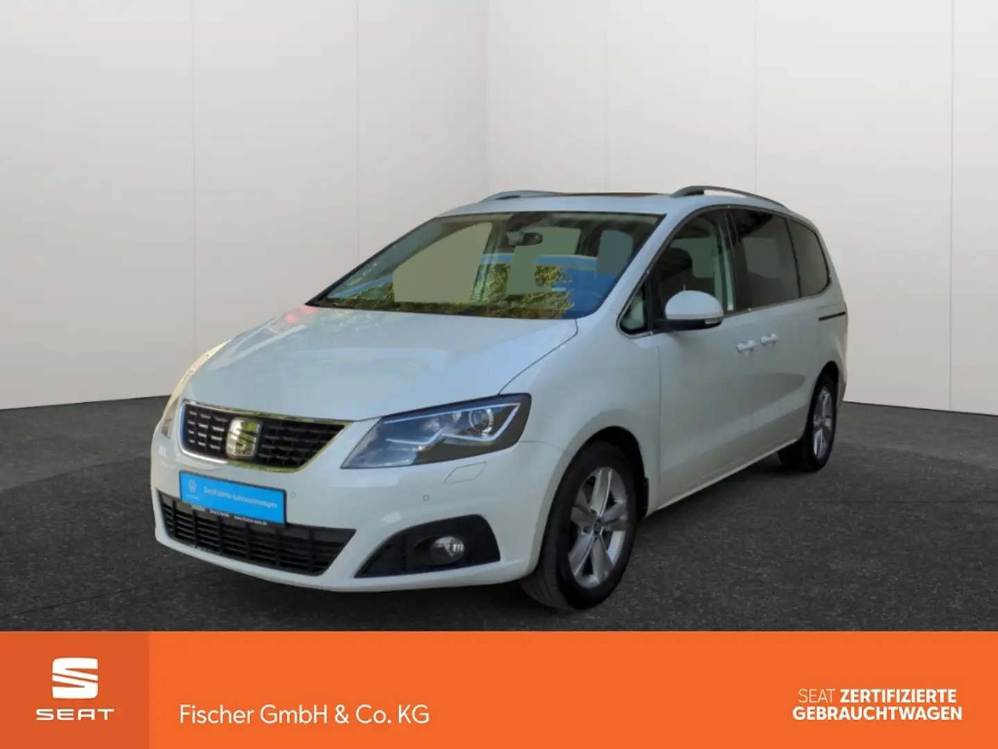 SEAT Alhambra 2.0TDI DSG XCELLENCE Xenon Navi ACC Panoramad. 7-S Weiß - 1