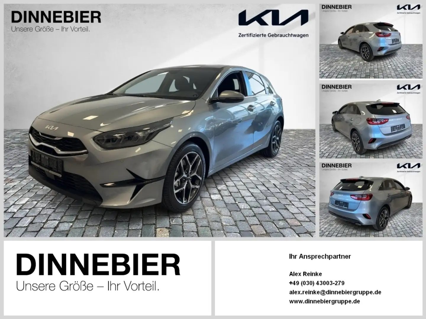 Kia Ceed / cee'd CEED 1.5T Ultimate Edition LED+Kamera+Navi Silber - 1