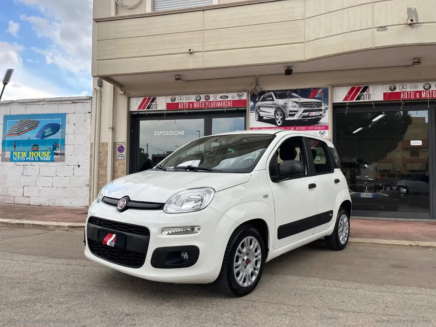 Fiat Panda 1.2 Lounge Weiß - 1