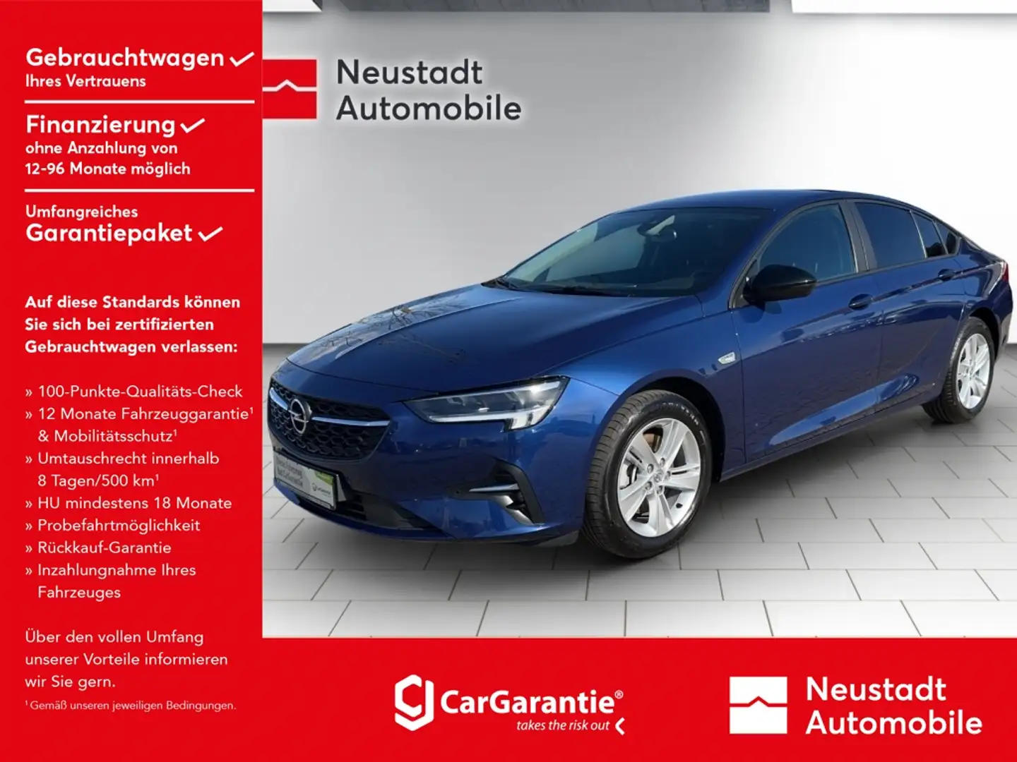 Opel Insignia Business-Edition Grand Sport Navi, Rückfahrkamera Blauw - 1