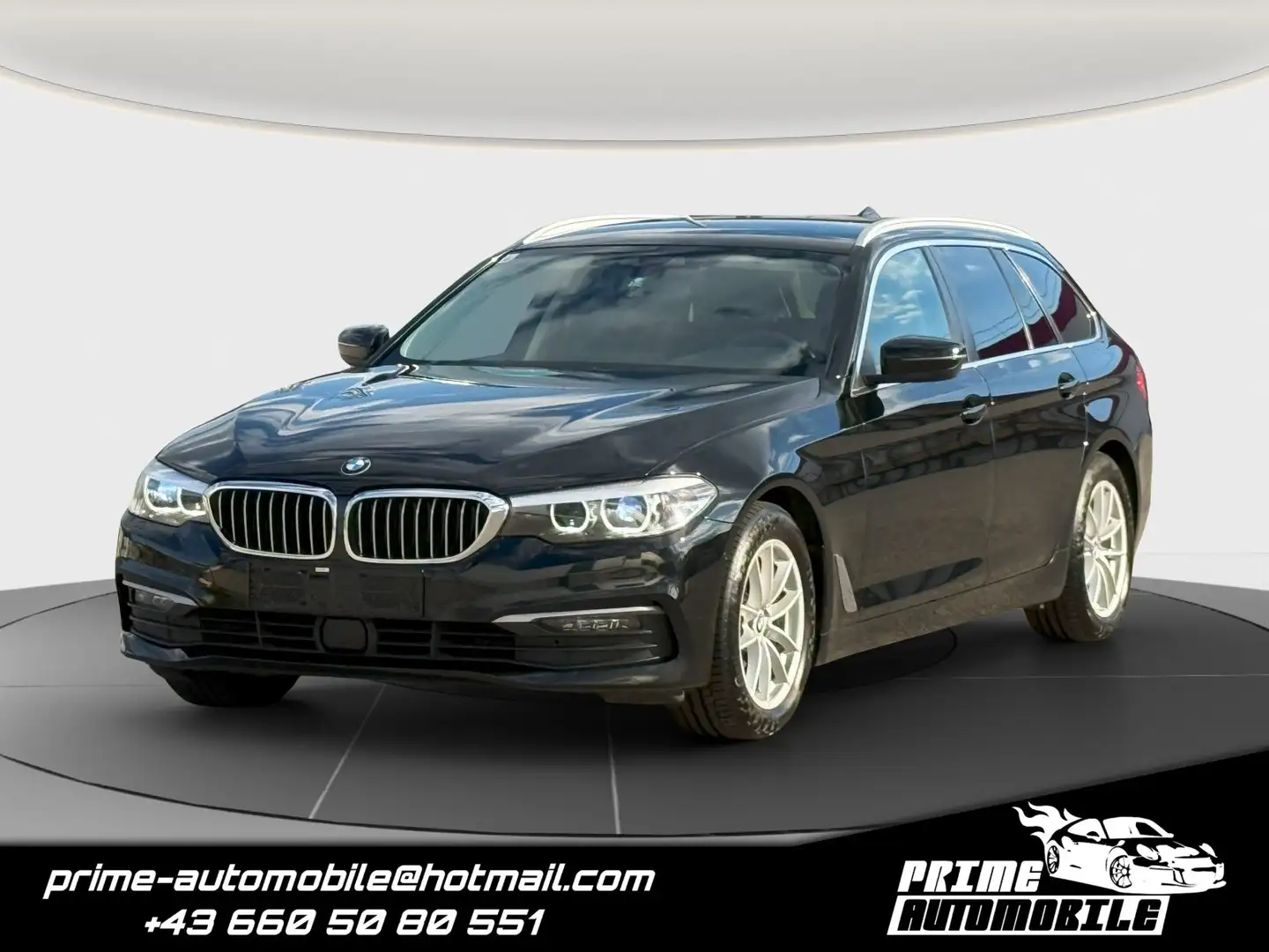 BMW 520 520d xDrive Touring Aut. *LEDER,KAMERA,AHK* Schwarz - 1