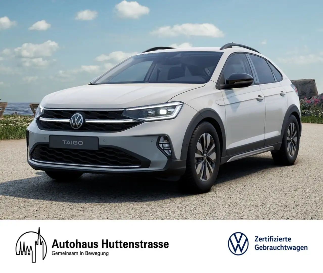 Volkswagen Taigo 1.0 TSI Goal MATRIX VIRTUAL NAVI AHK Grau - 1