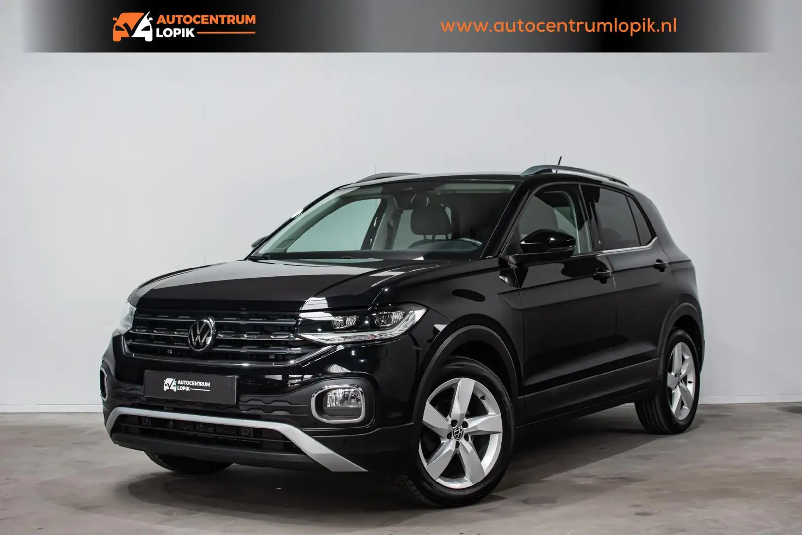 Volkswagen T-Cross 1.0 TSI Style *ACC*Lane assist*1e eig*NAP Zwart - 1