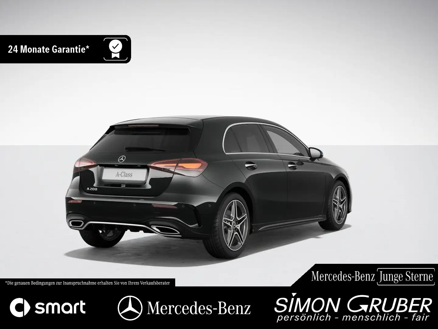 Mercedes-Benz A 200 AMG Multibeam Distronic Totwinkel KeylessG Schwarz - 2