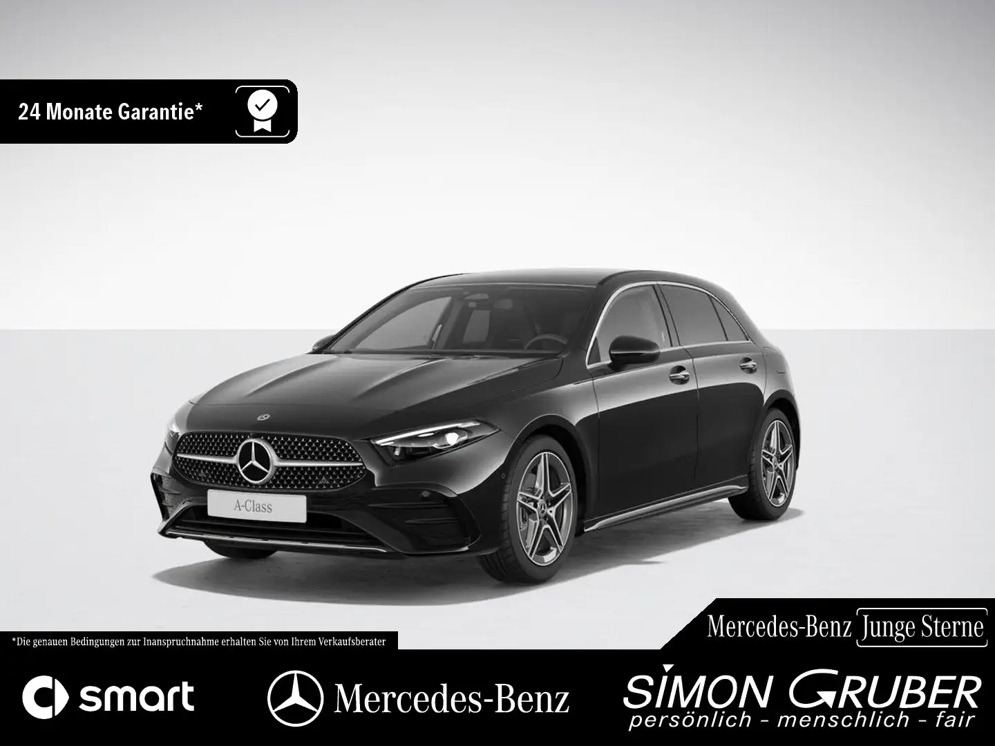 Mercedes-Benz A 200 AMG Multibeam Distronic Totwinkel KeylessG Schwarz - 1