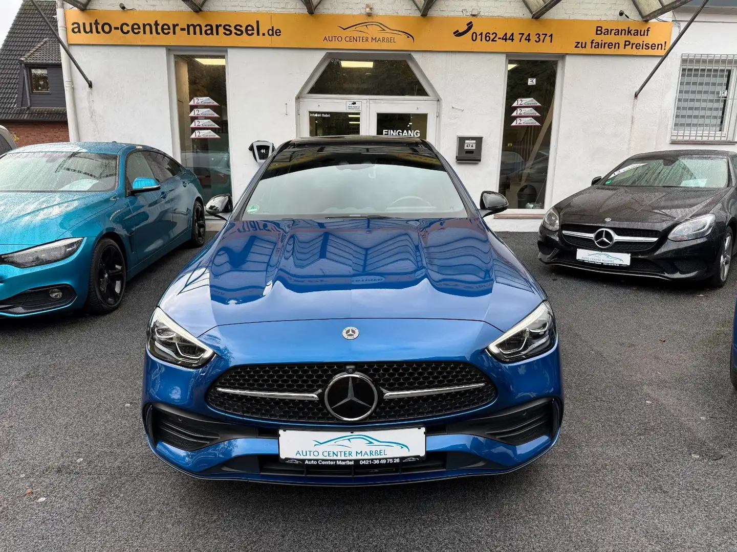 Mercedes-Benz C 300 e AMG-LINE/PANO/HEADUP/OLED/ACC/360°/AHK Bleu - 2