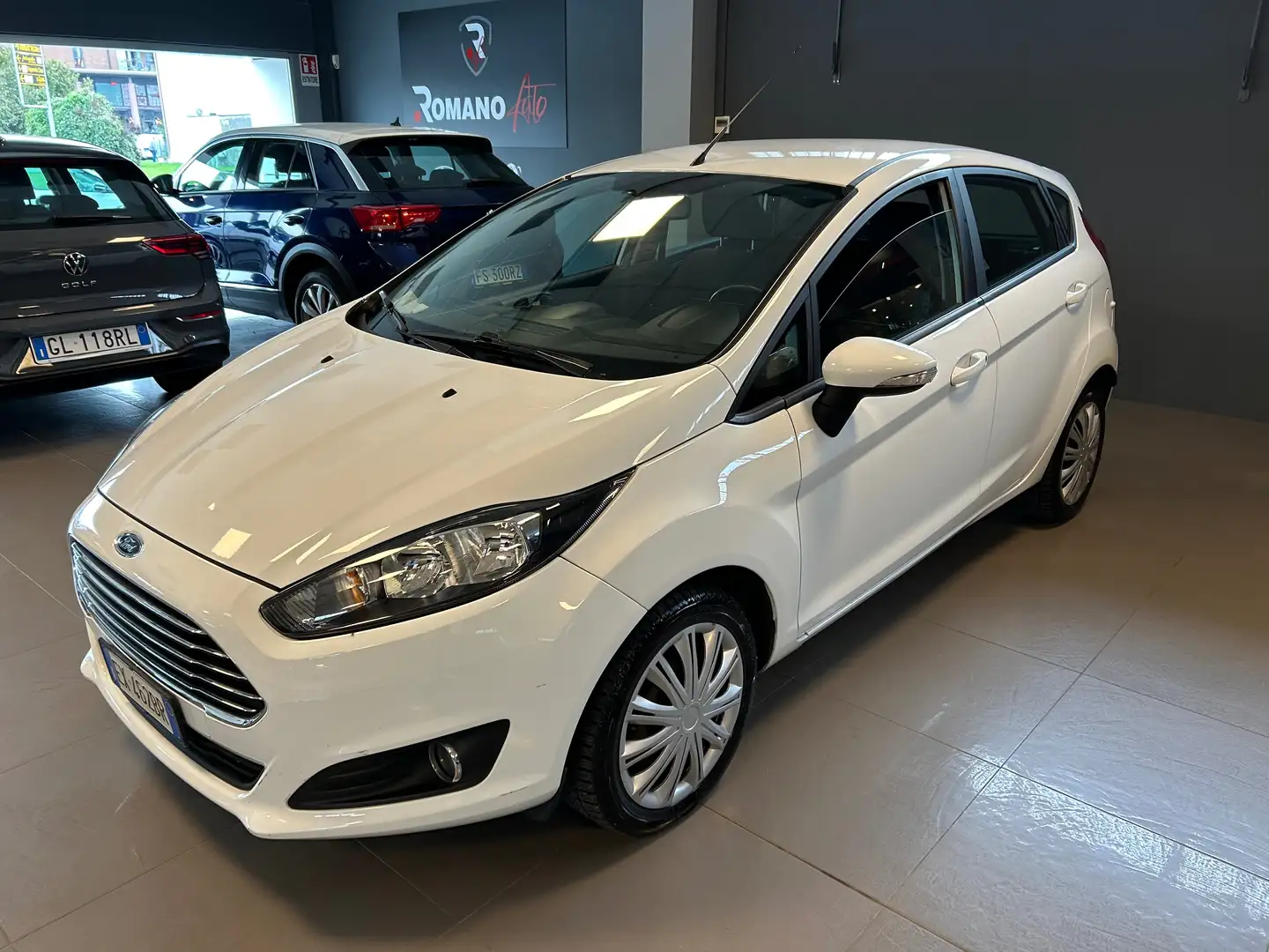 Ford Fiesta Fiesta VI 2013 5p 1.4 Business Gpl 92cv Bianco - 2