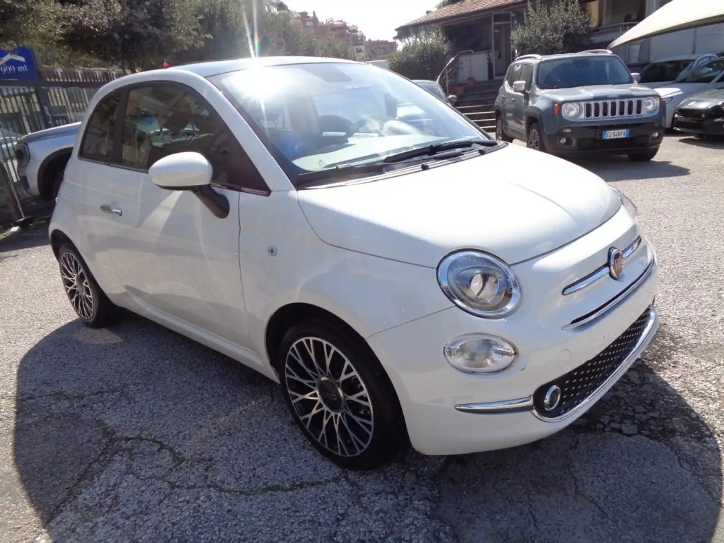 Fiat 500 1000 HYBRID 70 CV NAVI CARPLAY CLIMAUTO PDC TETTO Bianco - 1