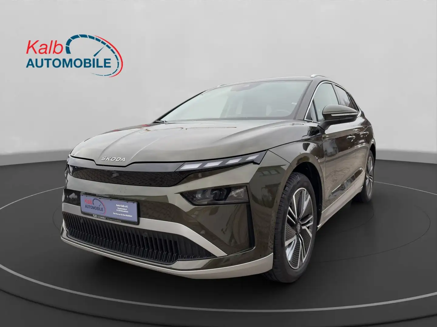 Skoda Enyaq ENYAQ 60+AHK+NAVI+RFK+TOTW.+TRAVEL+MASSAGE Grün - 1