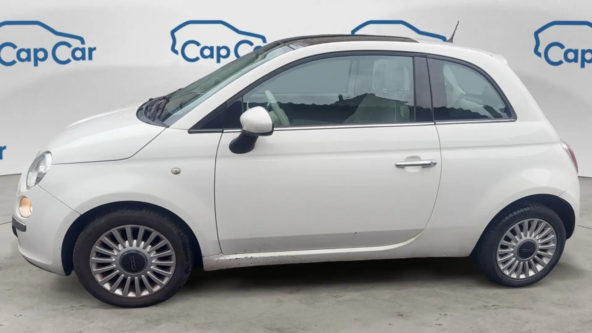 Fiat 500 1.2 69 Lounge Blanc - 2