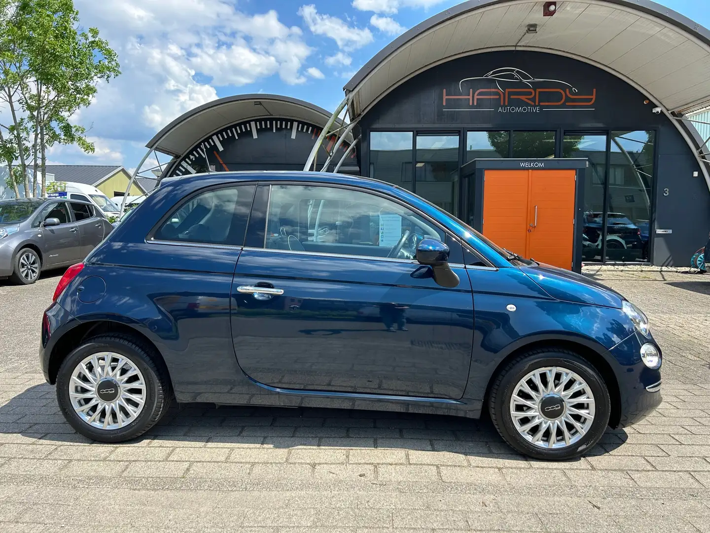Fiat 500 1.2 Lounge Panorama Navigatie Rijklaarprijs! Blu/Azzurro - 2