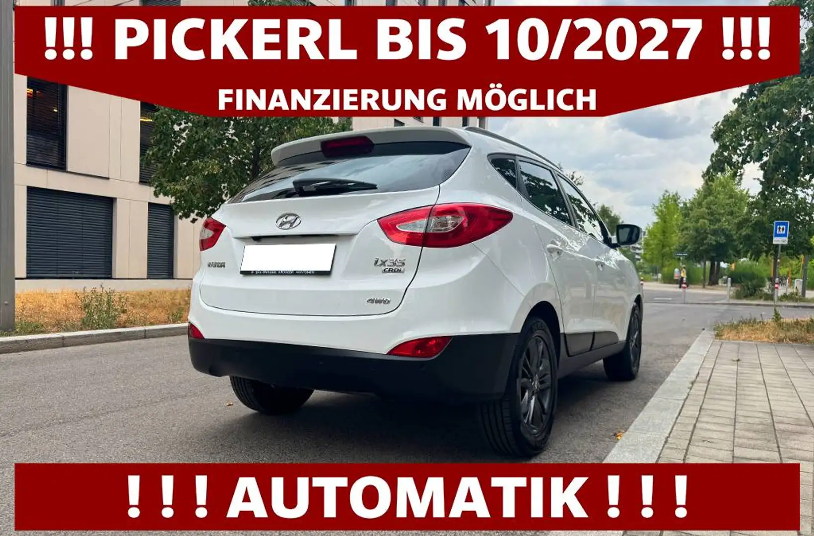 Hyundai iX35 2,0 CRDi Aut. | AUTOMATIK | PICKERL BIS 10/2027 Weiß - 2