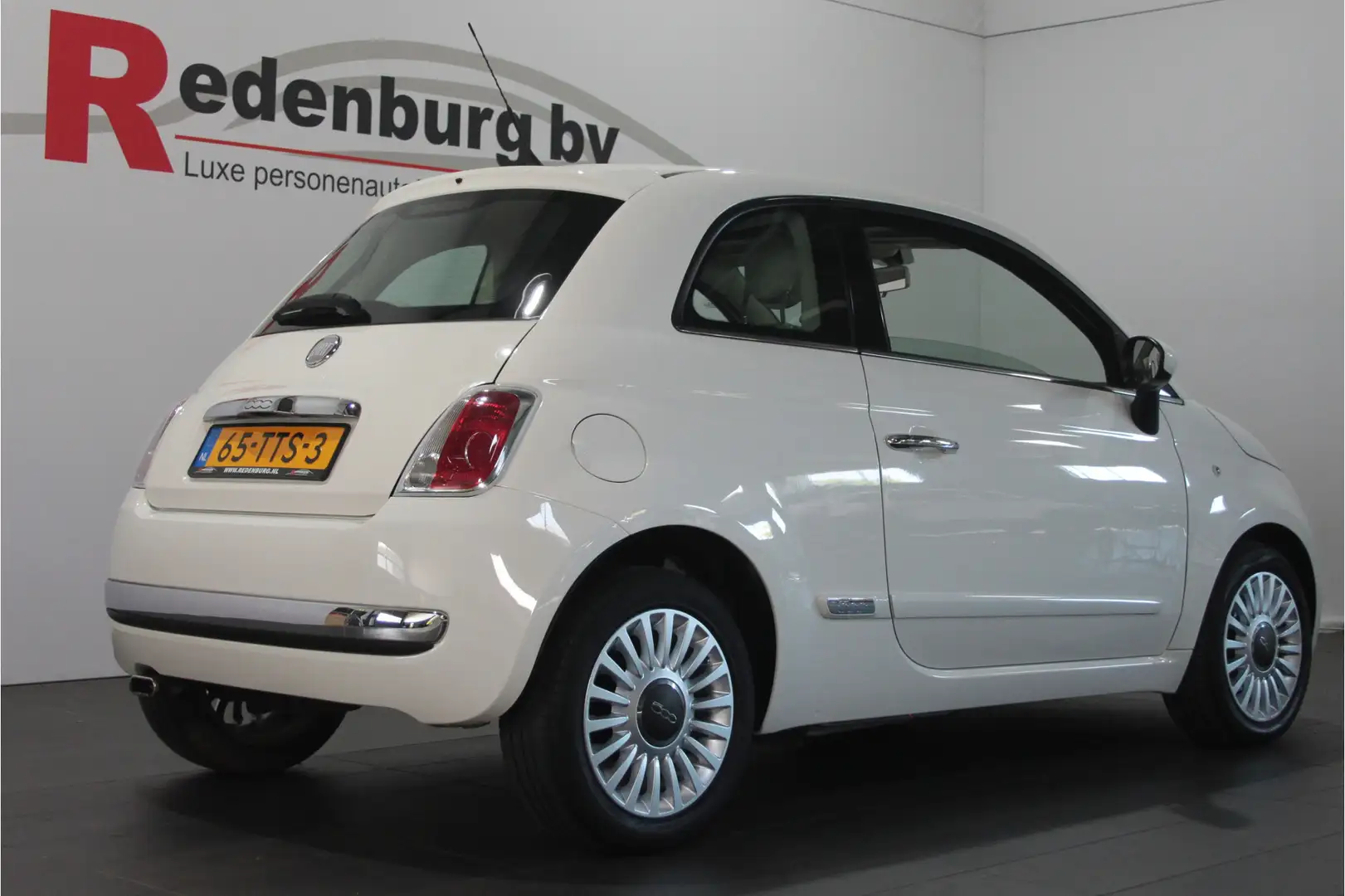 Fiat 500 0.9 TwinAir Lounge - Airco / Radio cd / Aux Blanc - 2