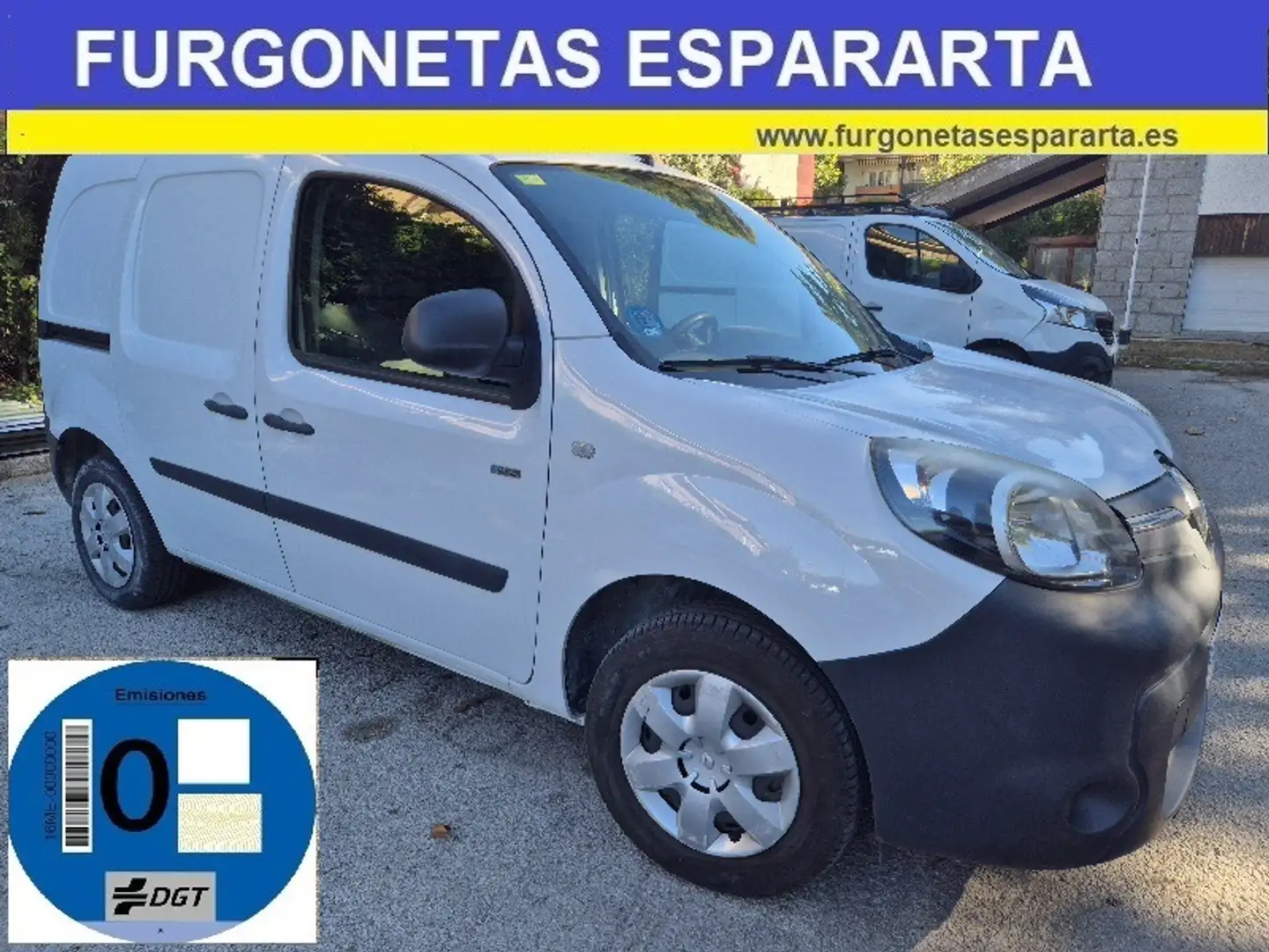 Renault Kangoo Z.E. Furgón Blanco - 1