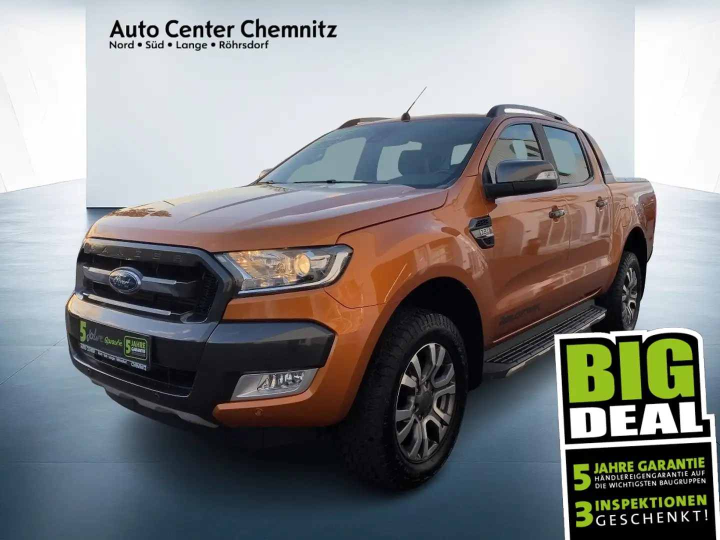 Ford Ranger 3.2 TDCi 4x4 DOKA Wildtrak Off-Road-Paket Naranja - 1