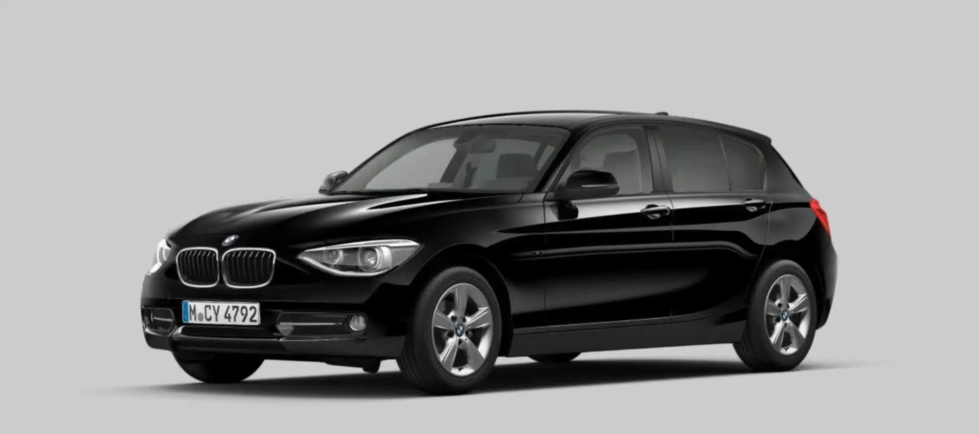 BMW 120 d Sport Line BiXenon Tempo Klima HiFi Schwarz - 1