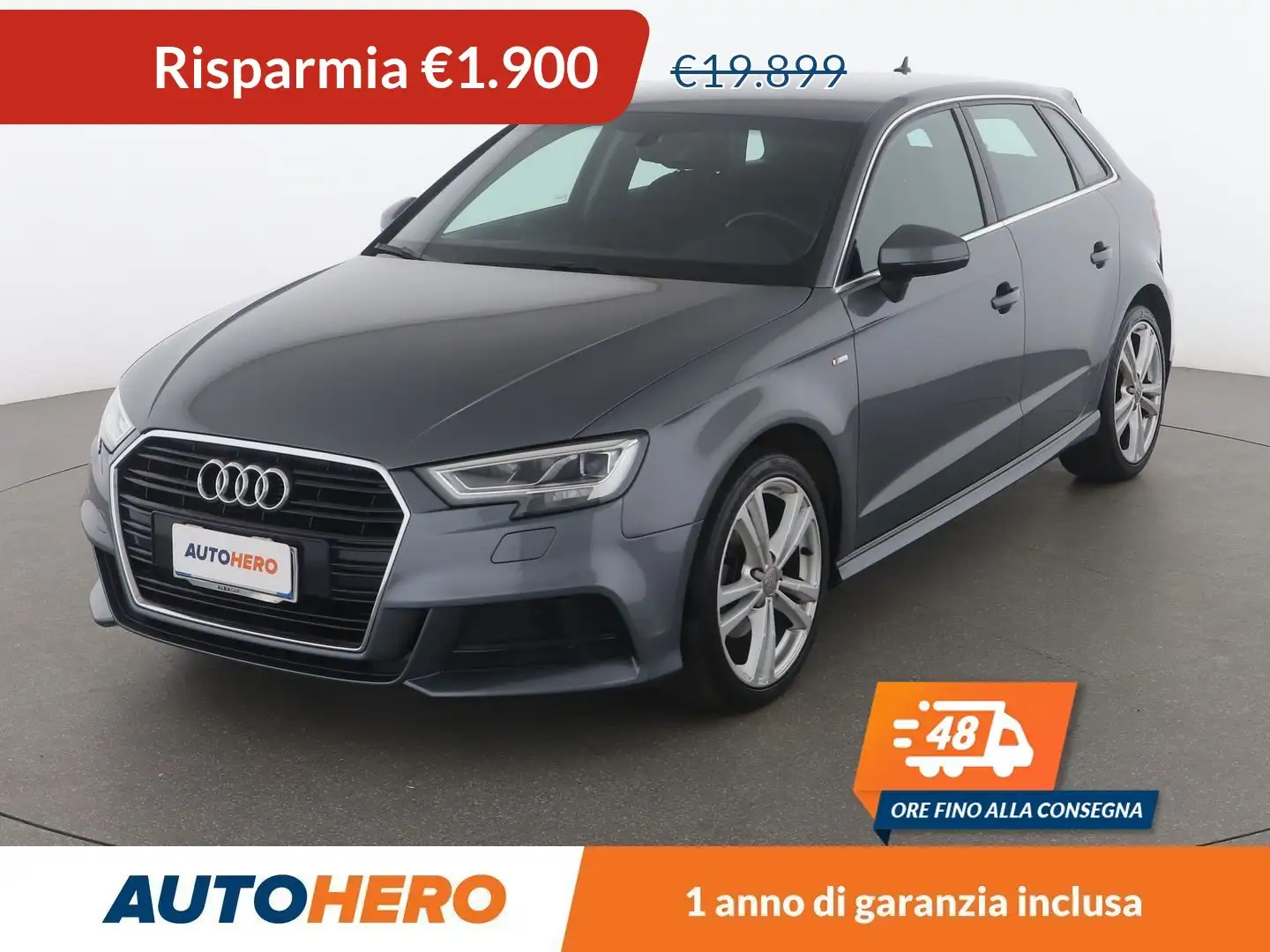 Audi A3 1.6 TDI Admired S tronic Grigio - 1