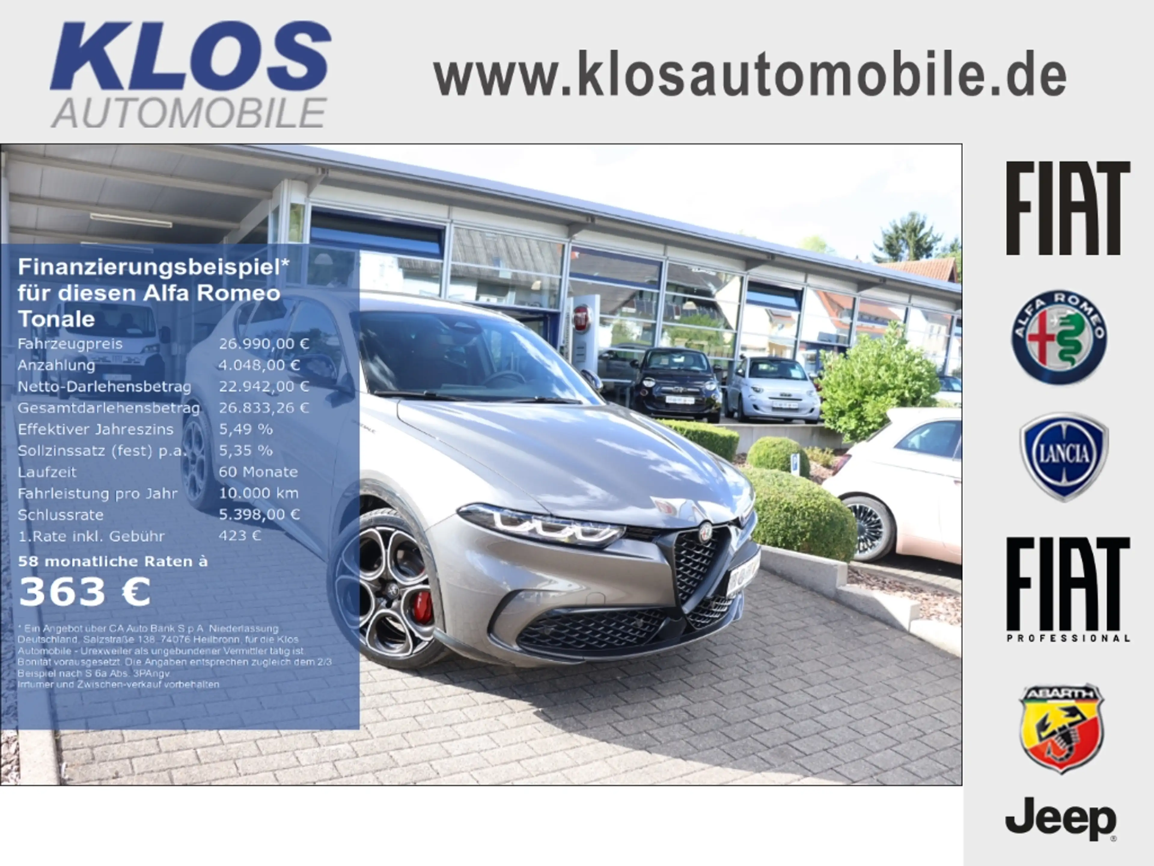 Alfa Romeo Tonale SPECIALE 1.5 VGT HYBRID 160PS NAVI WINTER KAMERA