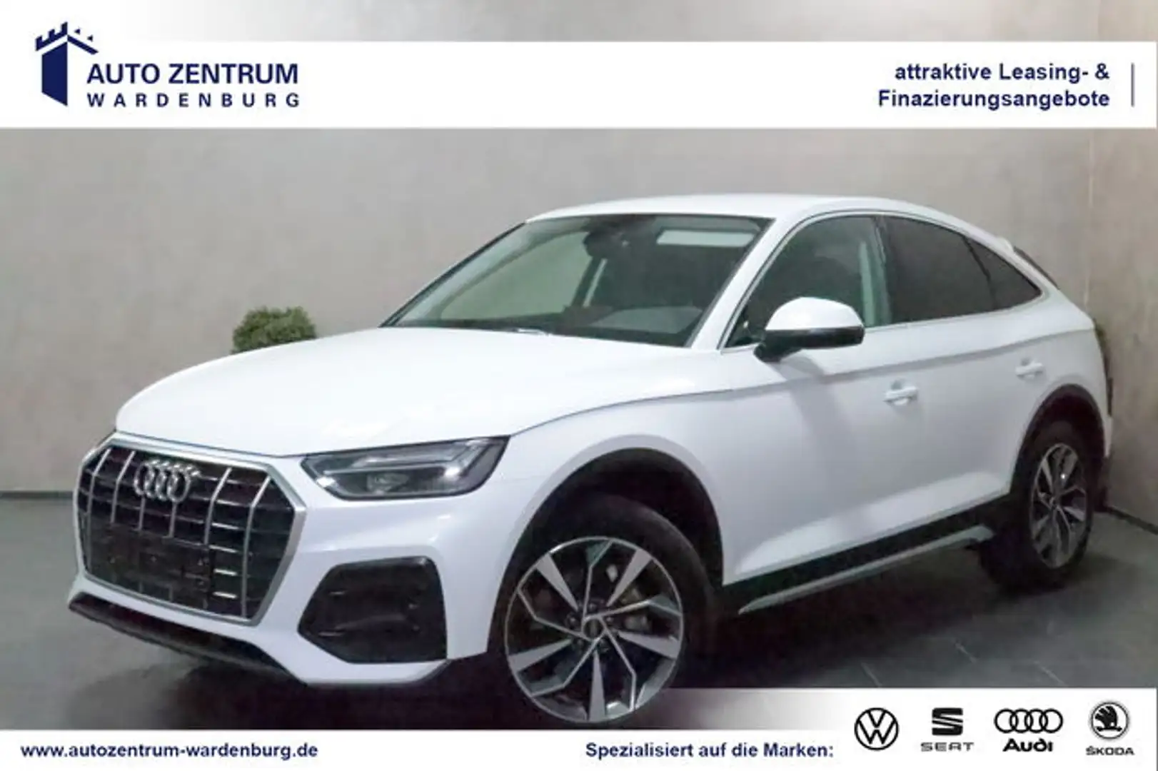 Audi Q5 Sportback 40 TDI Quattro Advanced AHK LED NAV Weiß - 1