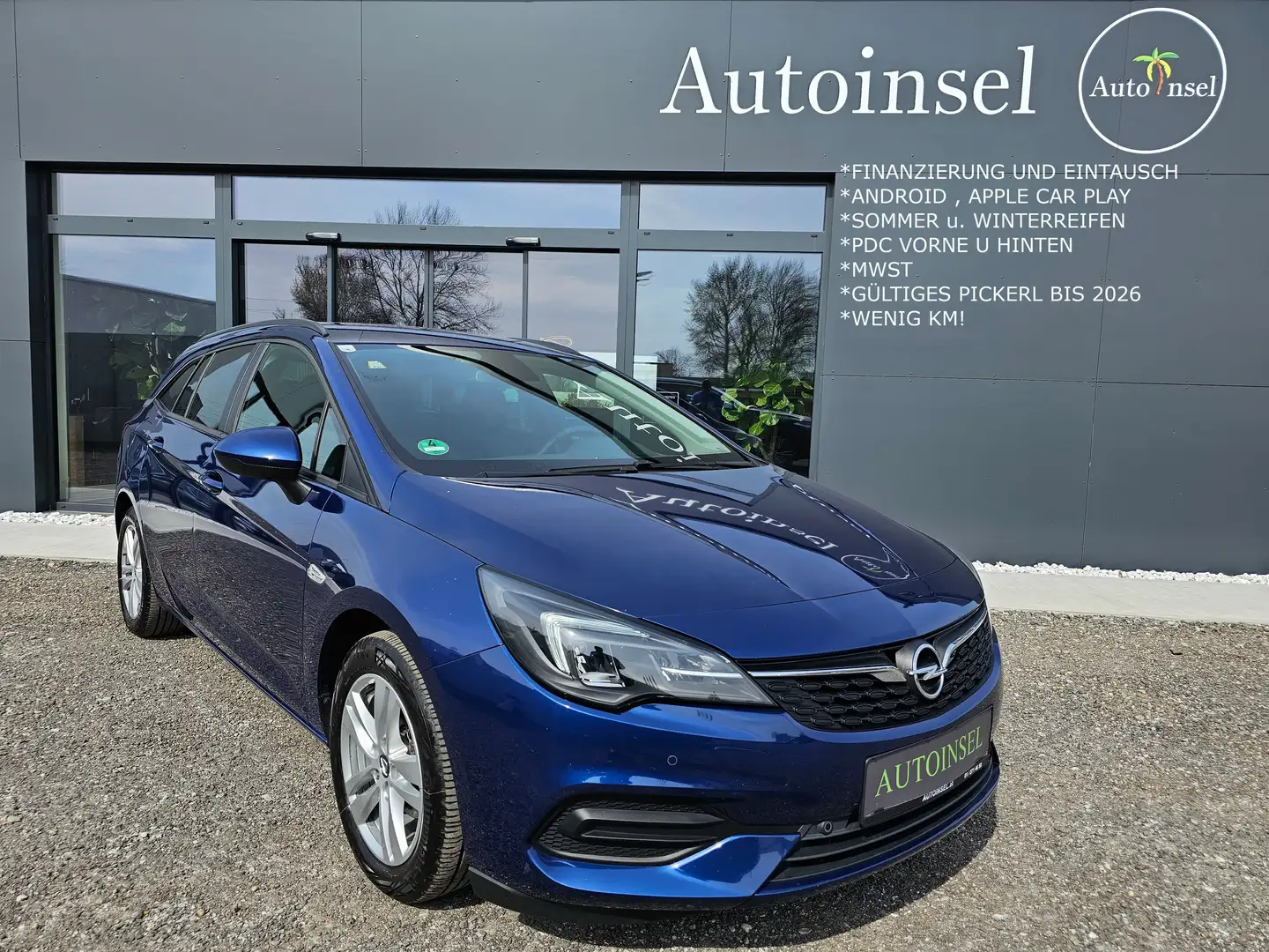 Opel Astra Astra Sport Edition*MWST*WENIG KM*PDC*02/26* Blauw - 1