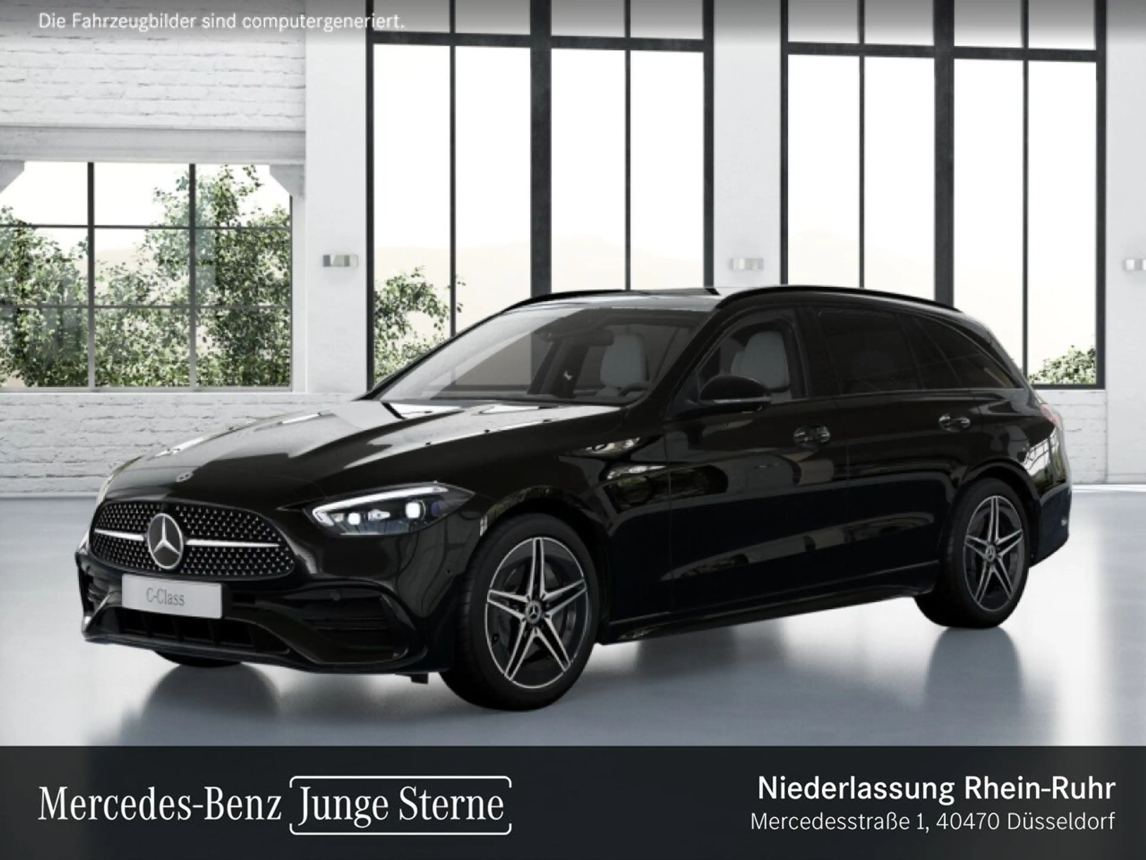 Mercedes-Benz C 300 de T AMG+NIGHT+PANO+360+AHK+BURMESTER+9G — photo 14