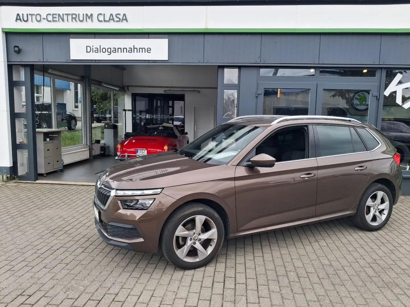 Skoda Kamiq 1.5 TSI DSG Style Navi ACC RFK FSH Toter-W Brązowy - 1