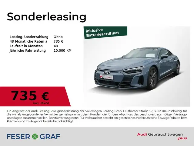 Audi e-tron GT quattro Navi,Pano,Leder,Tempomat,19"