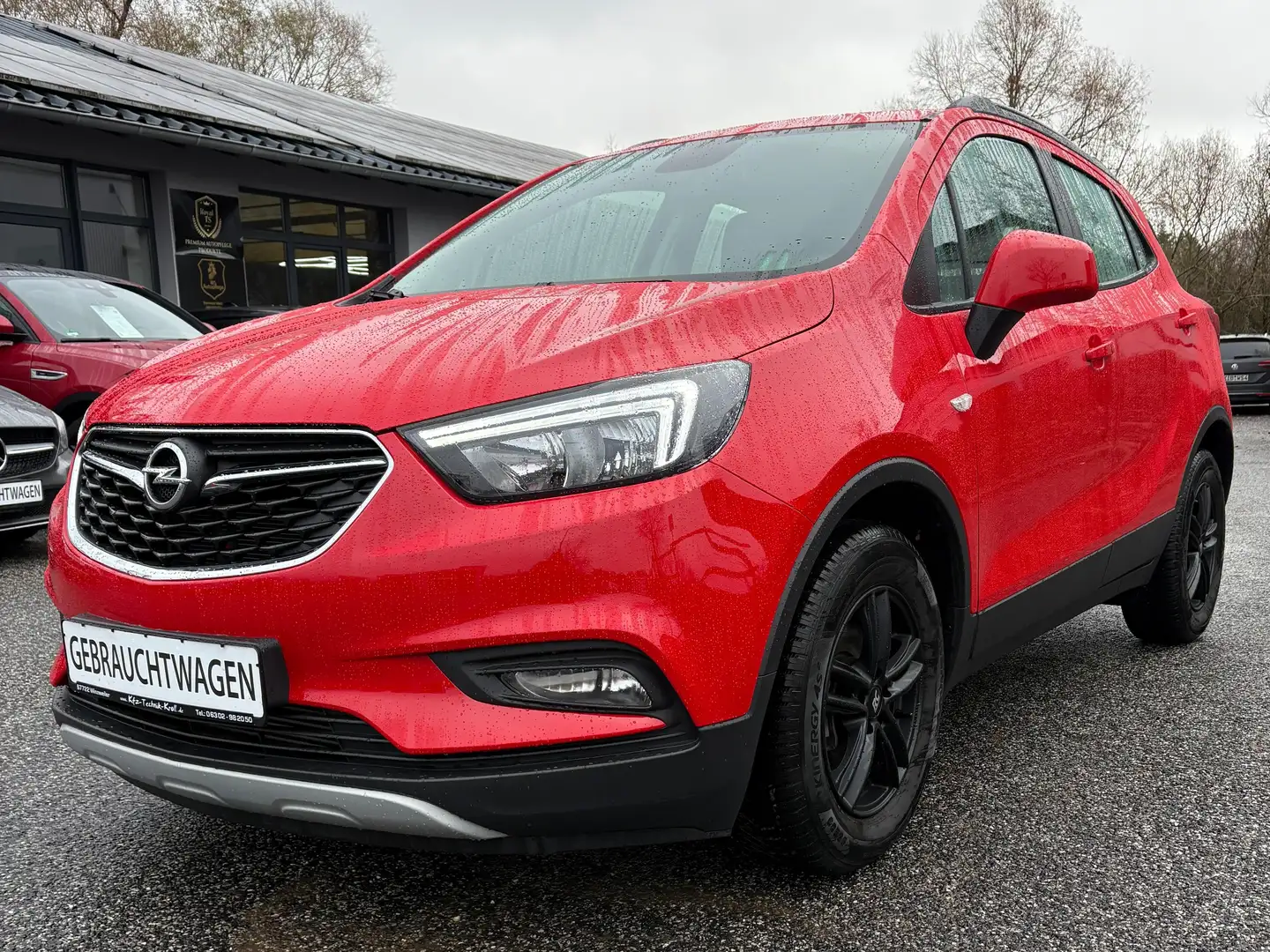 Opel Mokka X Selection, 1.Hand, Alu, nur 8500 KM Rot - 1