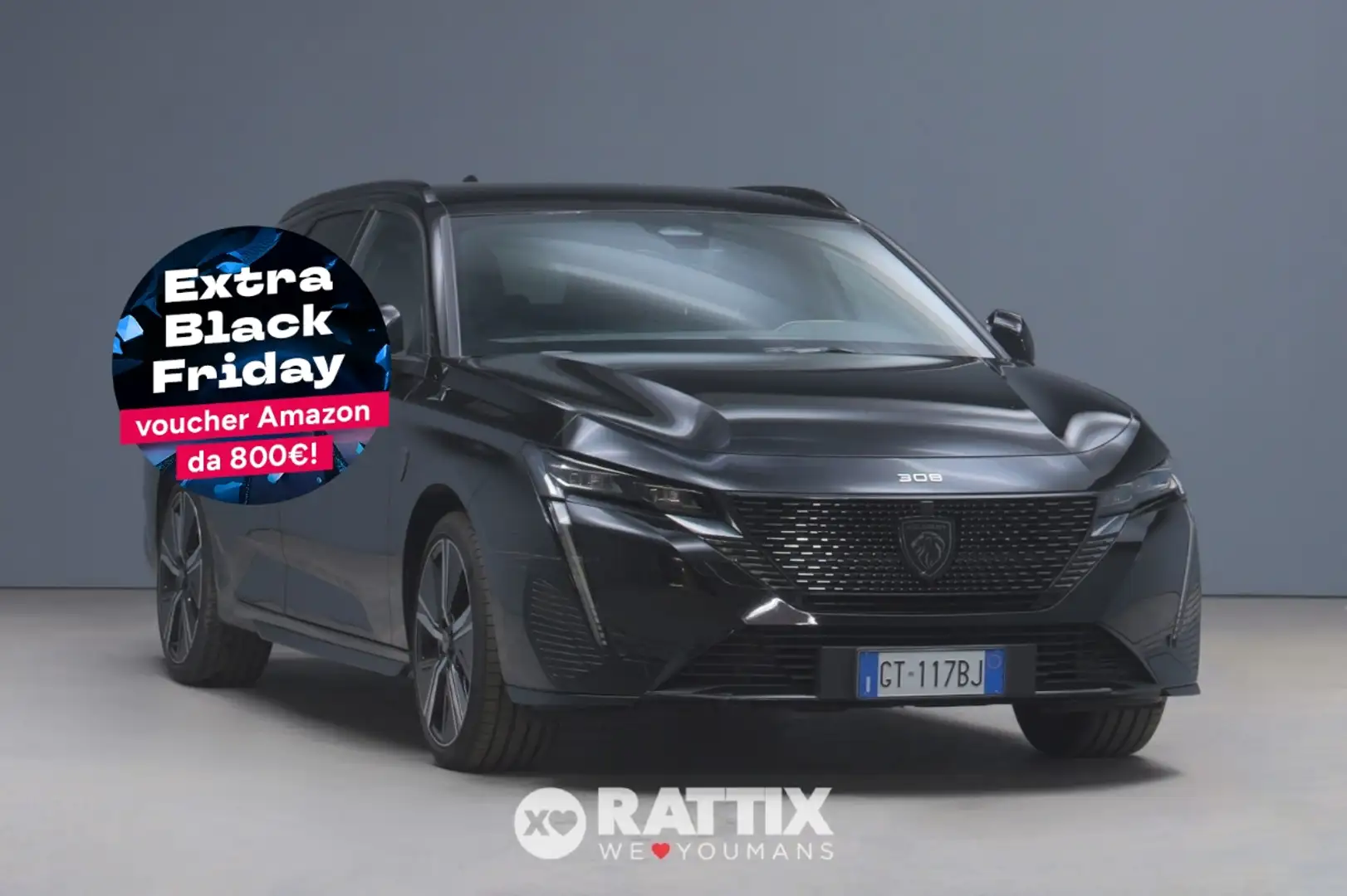 Peugeot 308 SW 1.2 Puretech t 130CV GT EAT8 Noir - 1