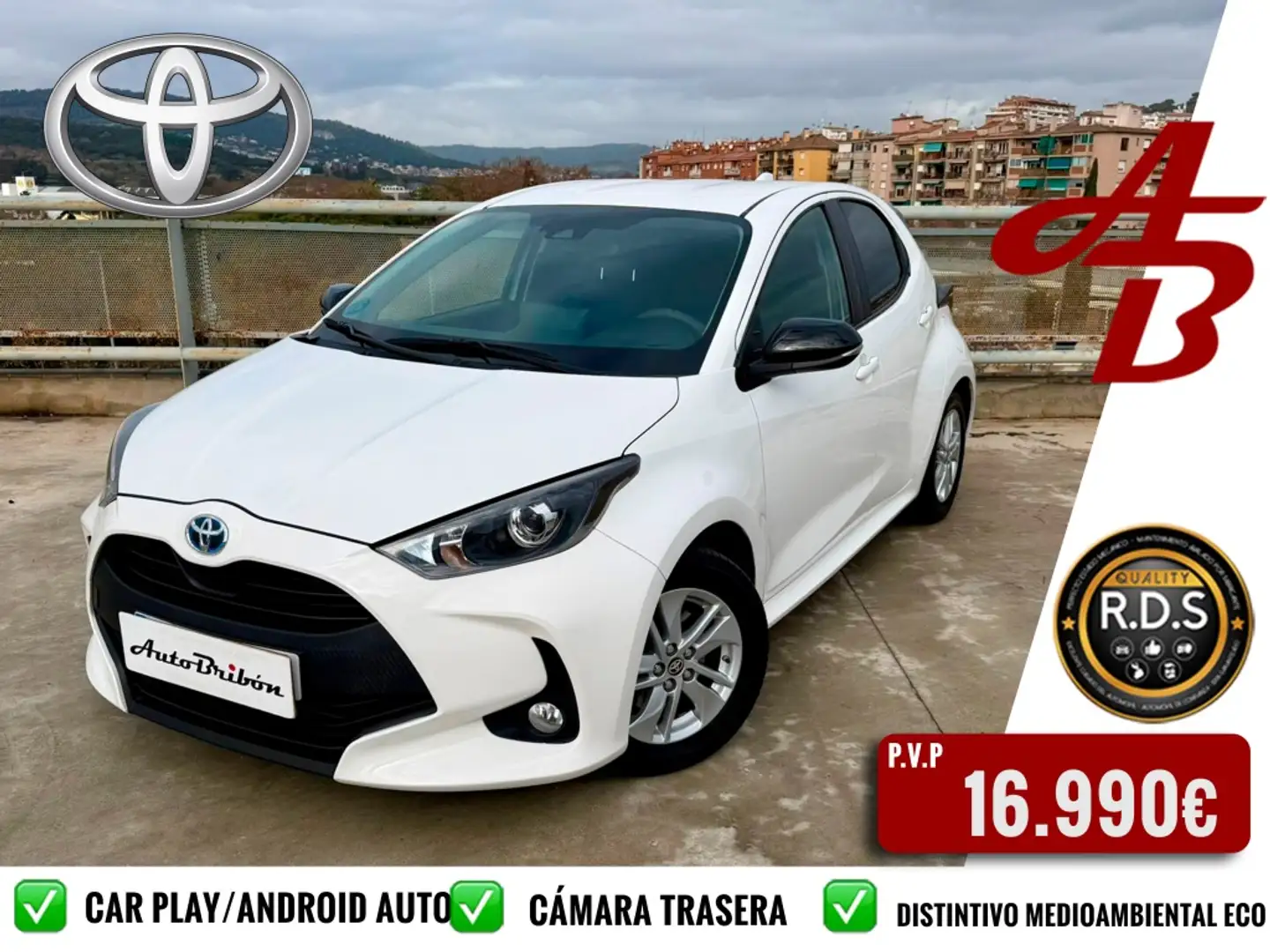 Toyota Yaris 120H 1.5 Style Blanco - 1