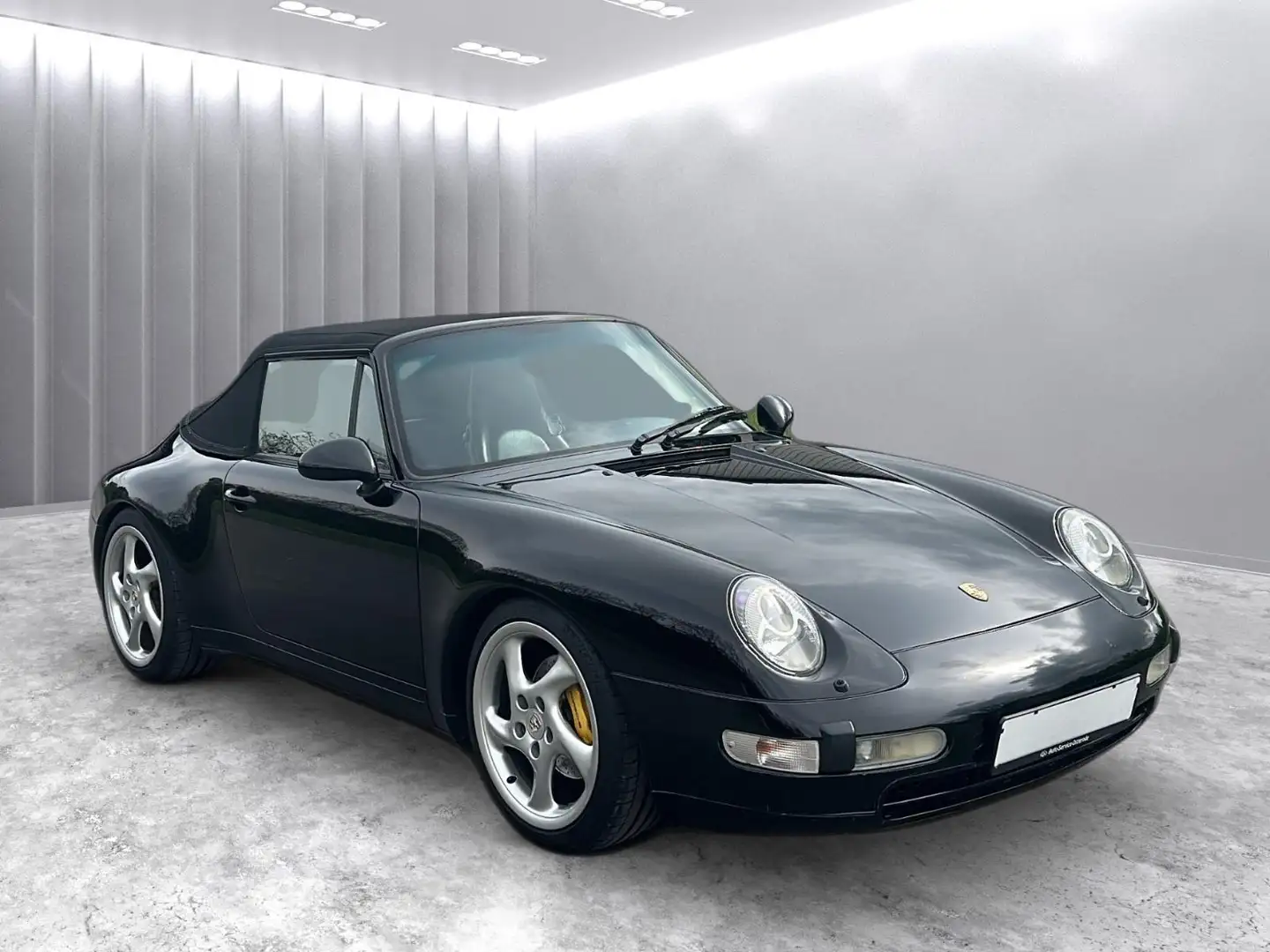 Porsche 993 Carrera Cabriolet *Schalter/Becker/Note2* Noir - 1