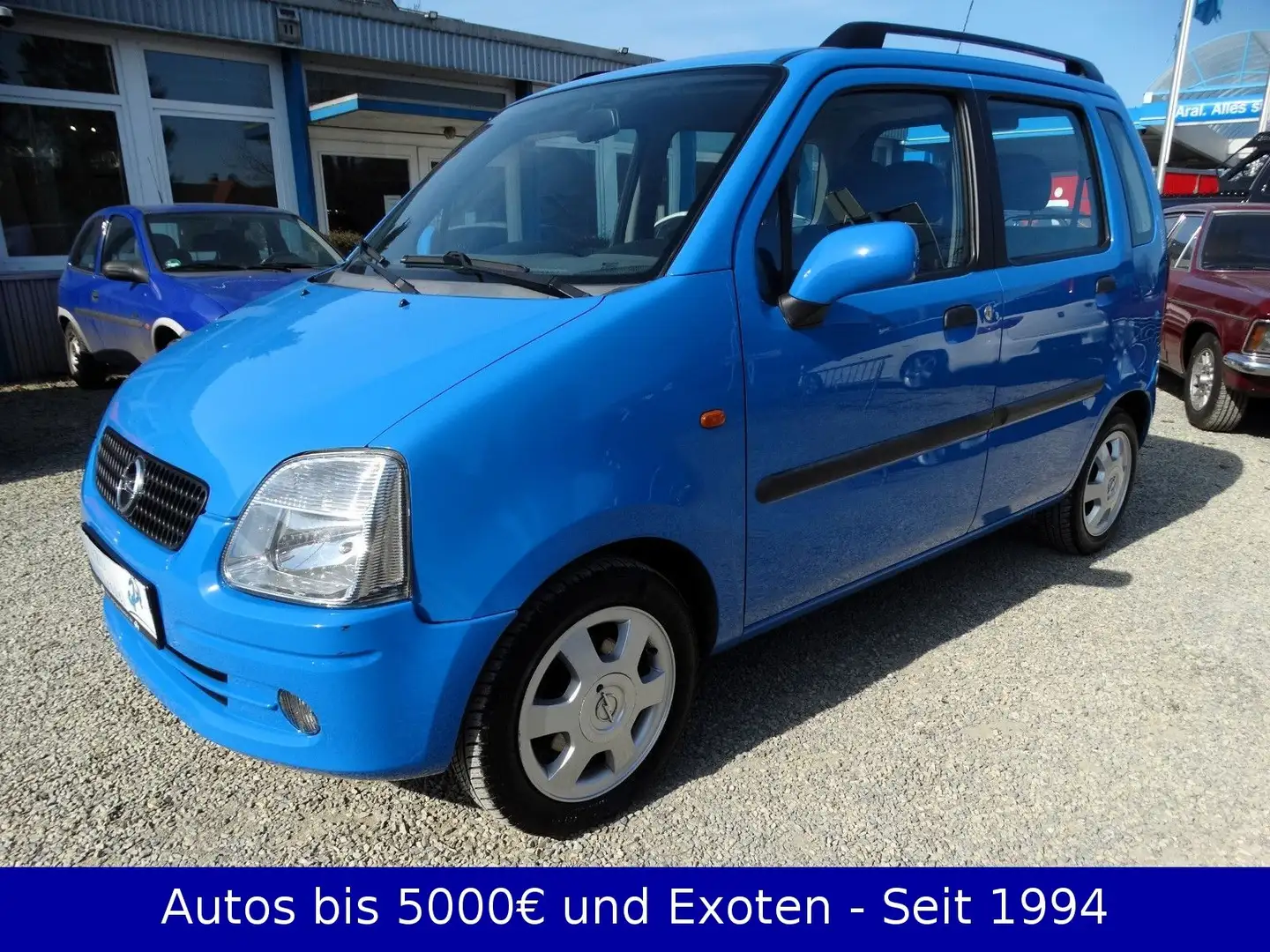 Opel Agila 1.2 16V Color Edition mit TÜV Blauw - 1