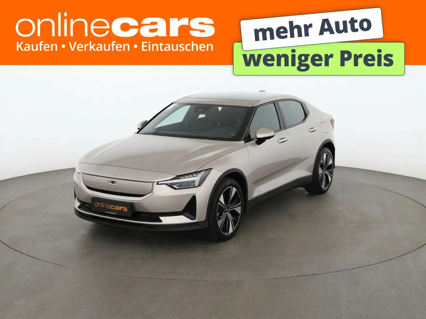 Polestar 2 Elektro 79kWh Long Range Dual Aut LED SKY NAVI Gold - 1