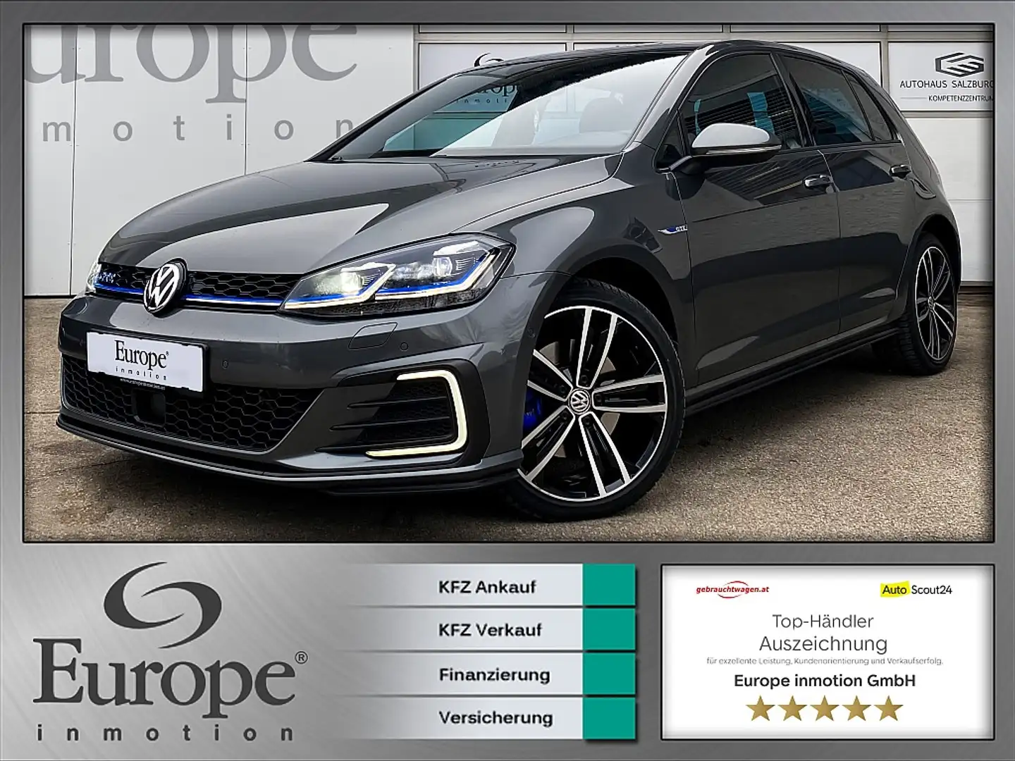 Volkswagen Golf GTE 1,4 PHEV /LED/Pano/Navi/Keyless/Std.Hzg. Gri - 1