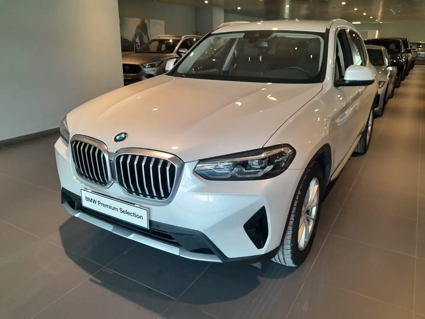 BMW X3 xdrive20d mhev 48V auto Bianco - 1