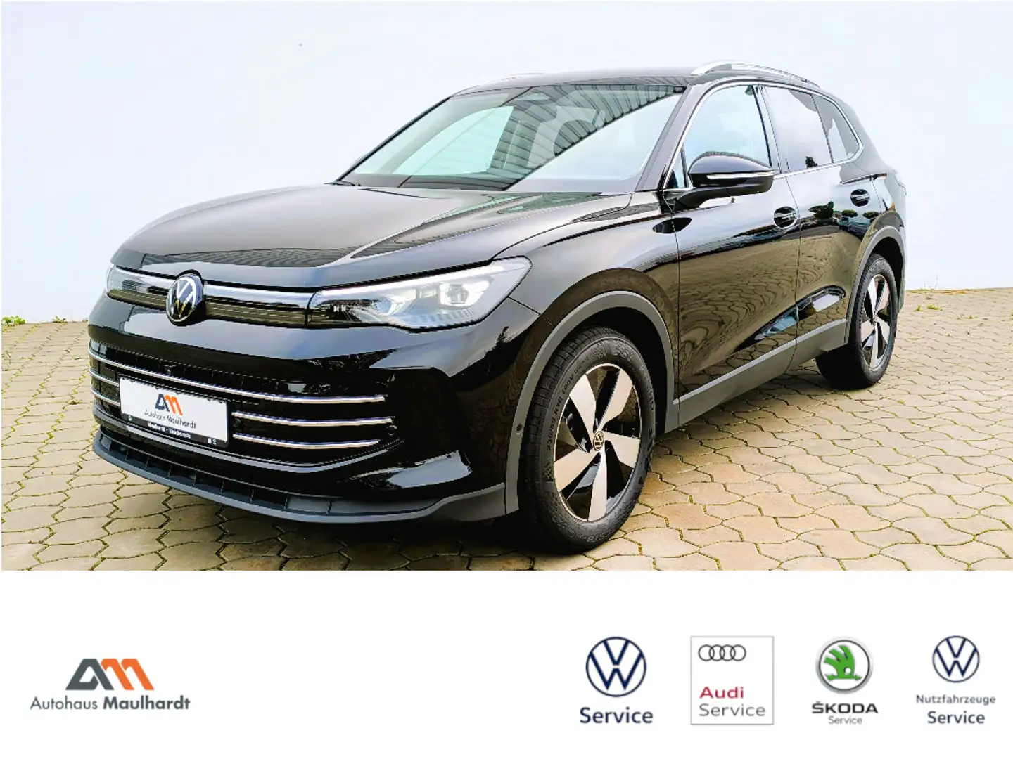 Volkswagen Tiguan Elegance 1.5 eTSI,DSG,AHK,el.Heckklappe,Navi,IQ-LIGHT Matrix,ACC,Kamera Schwarz - 1