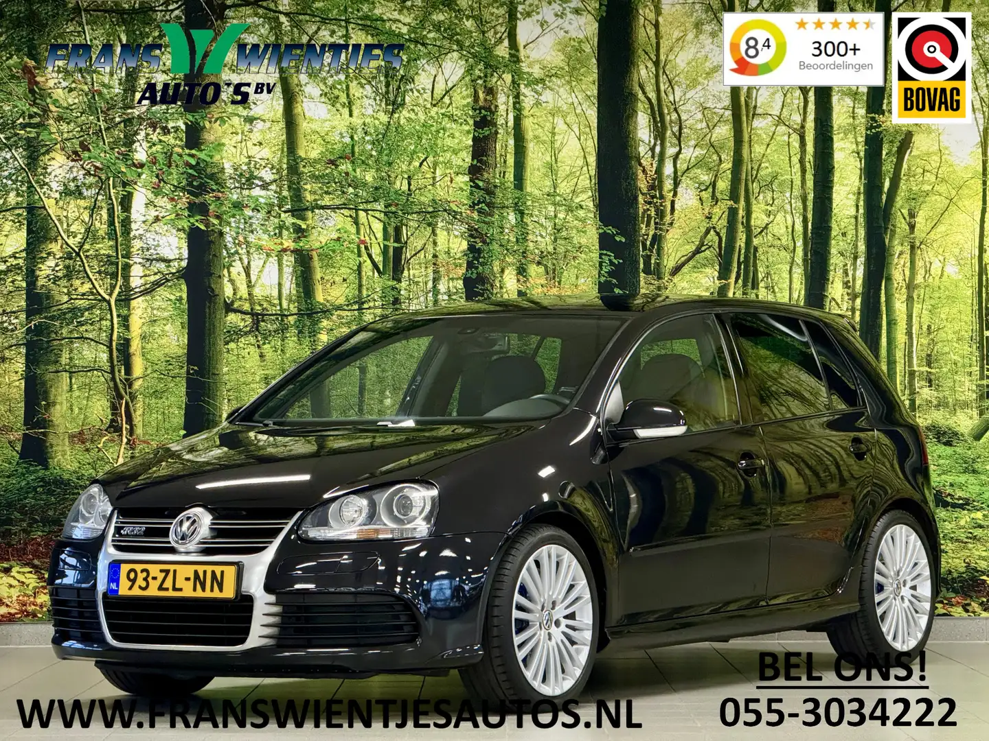 Volkswagen Golf 3.2 R32 | 5 Deurs | 250 PK! | 6 Cilinder | Youngti Zwart - 1