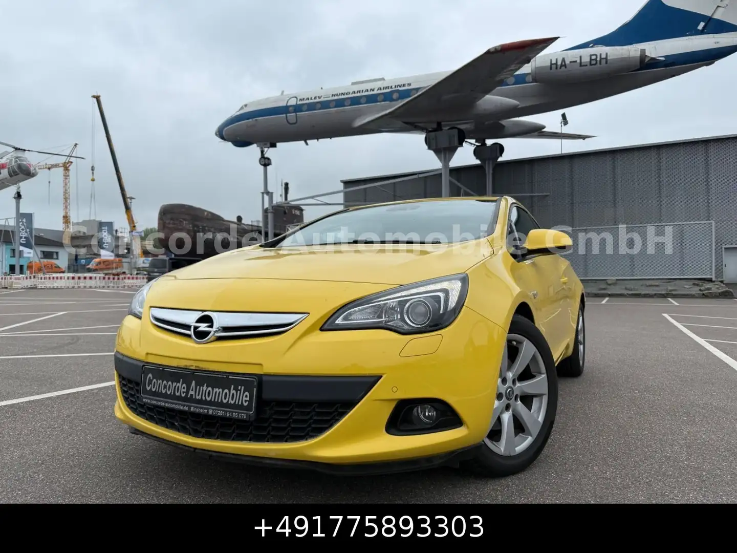 Opel Astra J GTC Excite NAVI PDC  LH KLIMA SHZ MFL Gelb - 1